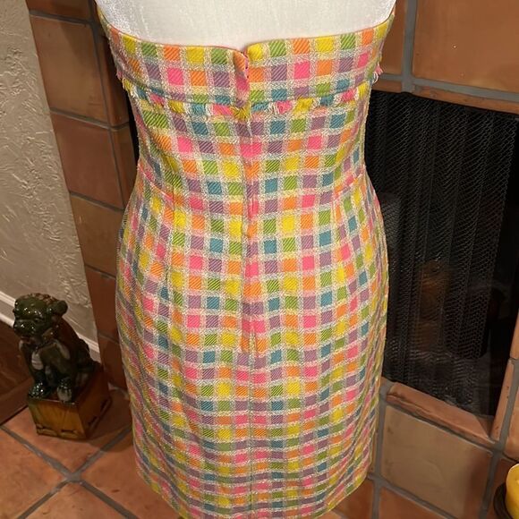 Lilly Pulitzer Bibi multicolored boule strapless dress, size 2! - Picture 6 of 12